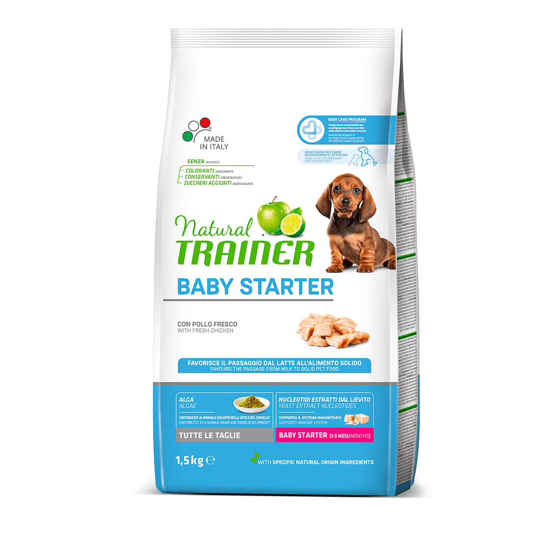 Natural Trainer Baby Starter All Size con Pollo fresco 1,5kg Natural Trainer Baby Starter All Size con Pollo fresco 1,5kg